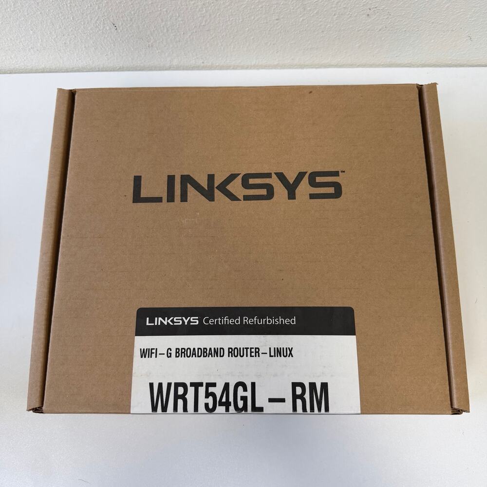 Linksys WRT54GL Wi-Fi Broadband Router Certified Refurbished Open Box
